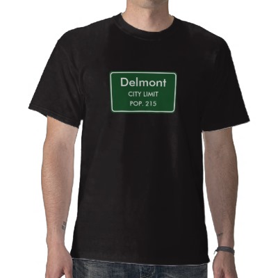 Delmont, SD City Limits Sign T-Shirt