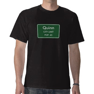 Quinn, SD City Limits Sign T-Shirt