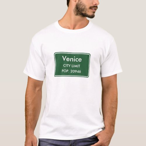 Venice Florida City Limit Sign T-Shirt